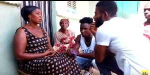 Elder sister of Kwaw Kese, Tiwaa pleading for his brother to come to the family's aid