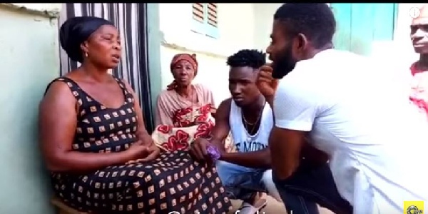 Elder sister of Kwaw Kese, Tiwaa pleading for his brother to come to the family's aid