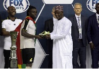 Stephen Sarfo was named Man of the Match in their 4-1 walloping of sworn rivals Nigeria