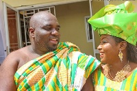 Late Kwadwo Asare-Baffour Acheampong with his wife