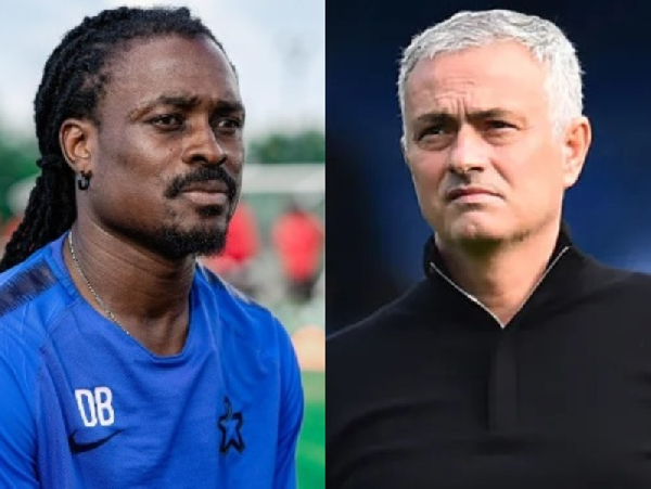 Retired Ghanaian footballer Derrick Boateng and legendary coach Jose Mourinho