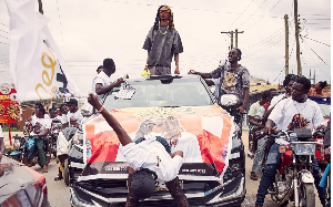 Ghanaian Afro-fusion artiste Edward during the tour