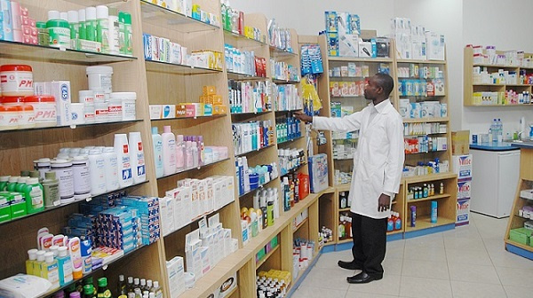 File photo of a man in a pharmacy