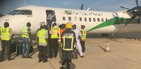 The Gambia delegation have refused to return to the same plane for their trip to Ivory Coast