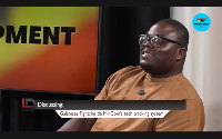 Dr Akpah speaking in an interview on GhanaWeb TV