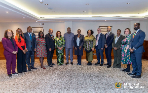 PRESIDENT MAHAMA WITH UK Lawmakers