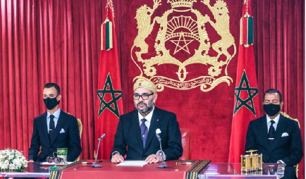 King Mohammed VI, the King of Morocco (Middle) Photo credit: Middle East Online