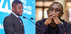 CEO of GoldBod, Sammy Gyamfi and Vice President of IMANI Africa, Kofi Bentil