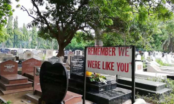 Osu Cemetery tombstones