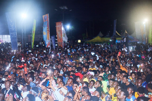 Thousands of fans across Ghana joined the festival