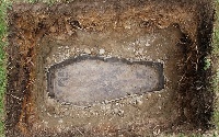 File photo: An empty coffin