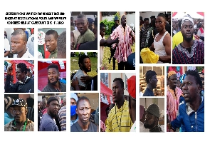 Police released the photos on December 11 with a GHC10k bounty on each