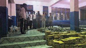 The alleged owner of the seized narcotics identified only as “Nana 1,” however, remains at large