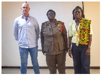 CFO Johan Tuitert (L), CFO Daniella Mawusi Ntow Sapong (M)