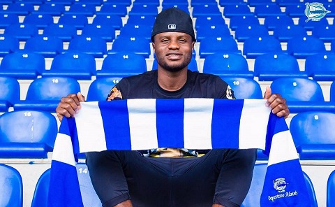Mubarak Wakaso has played ten league games, which he has not scored any goal for Alaves this season