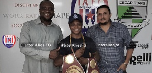 Dogboe and his team toured the Club