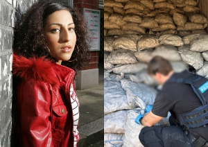 Emaa Hussen (L) was arrested by Australian police methamphetamine drug bust Emaa Hussen (L) was arrested by Australian police methamphetamine drug bust