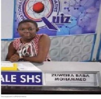 Zuweira Baba Mohammed of Tamale Senior High School was named the best female contestant