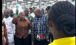 Watch how President Mahama interacted with deaf employees at Northshore Apparel