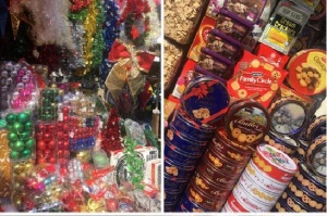 Some Christmas products in the market