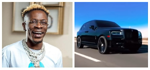 Dancehall musician Shatta Wale and his Rolls Royce