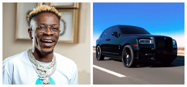 Dancehall musician Shatta Wale and his Rolls Royce