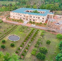 Nana Prah Agyensaim VI is building the fortress to promote tourism in Ghana