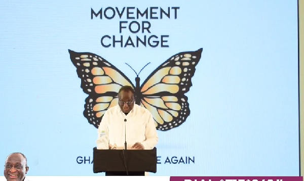 Alan Kyerematen is the founder of the Movement for Change party