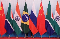Flags of BRICS nations