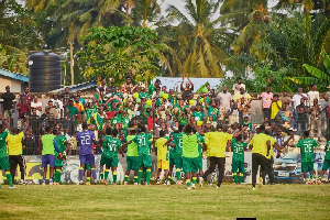 Aduana took the lead in the 39th minute