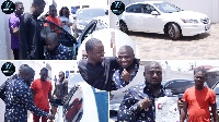 Pastor Brian surprised the musician with the car