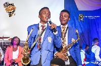Gospel jazz act Twinsax of Nigeria