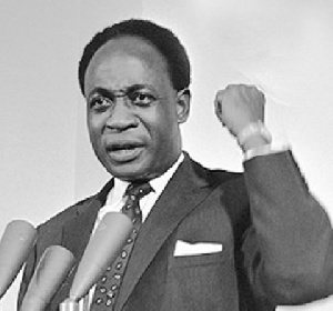 Ghana's first President, Dr. Kwame Nkrumah
