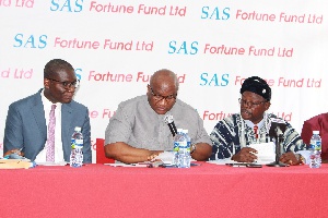 Some dignitaries at the SAS Fortune Fund Annual General Meeting