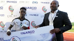 Man of the match Twum Isaac during 2017 Ghana WAFU Cup of Nations match between Ghana v Gambia