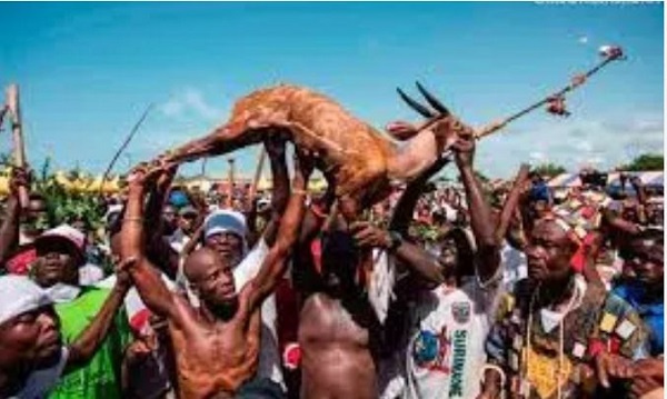 Some celebrants of the festival