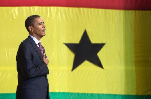 Obama Ghanaflag