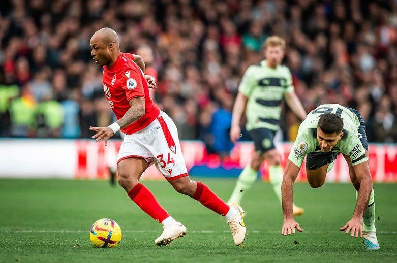 Andre Ayew in action for his club
