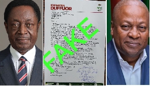 Dr. Kwabena Duffuor, the disclaimed letter and John Dramani Mahama