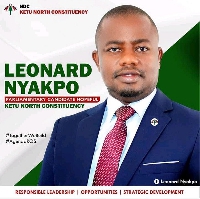 Ketu North constituency MP hopeful, Leonard Nyakpo