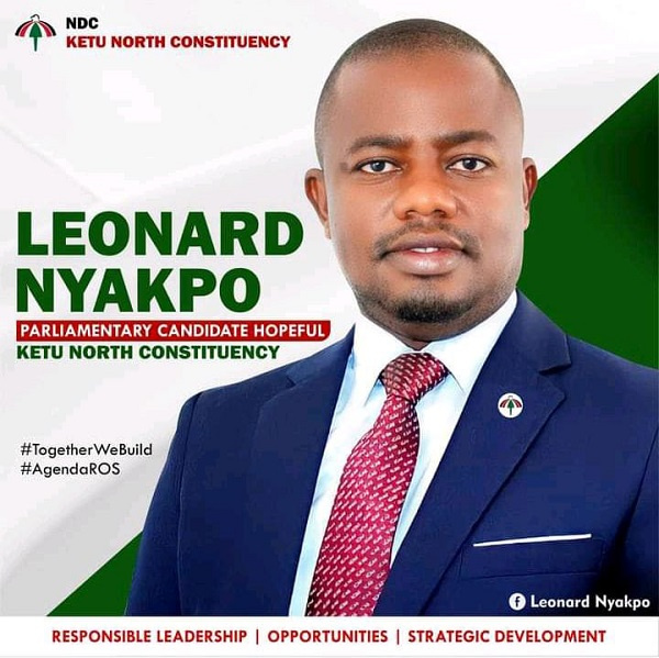 Ketu North constituency MP hopeful, Leonard Nyakpo