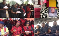Some top dignitaries captured during the late Nana Kwame Ampadu's funeral at the state house