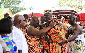 President Akufo-Addo and Okyehene Amoatia Ofori Panin II