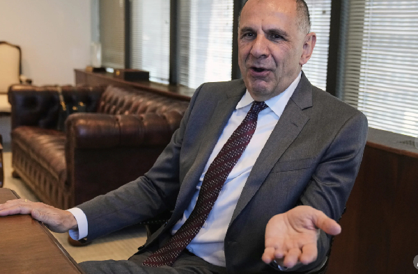 Greece Foreign Minister Giorgos Gerapetritis at the Permanent Mission of Greece to the United Nation