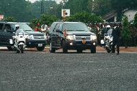 A presidential motorcade | File photo