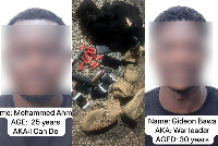 Two of the criminal gang are in police custody