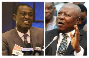 Kissi Agyebeng (right) and Martin Amidu