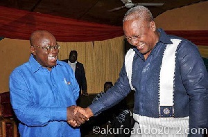 Nana Addo and President Mahama