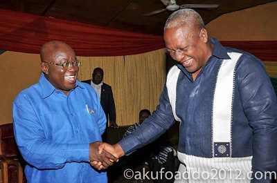 Nana Addo and President Mahama
