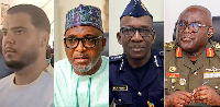 From L-R: Desmond Koranteng linked to Bolle Jos, Muntaka Mubarak and other heads of state security